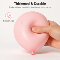 100 pièces de ballons en latex mat de couleur unie pastel macaron de 30 cm, de qualité professionnelle, écologiques, pour la décoration de festivals