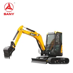 SANY Máy Đào Mini Micro SY35U Máy Đào Mini Máy Đào Bánh Xích Máy Trung Quốc Máy Đào Mini Có Ngón Cái