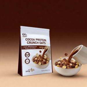 Céréales instantanées protéinées au <span class=keywords><strong>cacao</strong></span> et aux flocons d'avoine pour enfants, riches en fibres et en protéines, pour bébés, enfants, adultes et toute la famille - Product Image 2