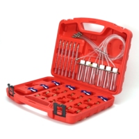 Kit de Prueba de Medidor de Flujo de Inyector Diesel, Adaptador de Riel Común de 6 Cilindros, Juego de Probador de Combustible, Herramienta Analizadora de Motor Automotriz