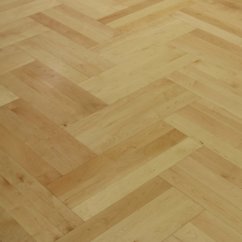 Gỗ Herringbone Ván Sàn Deco Maple Wood Timelessly Phong Cách Phòng Khách Trong Nhà Hiện Đại T & G Chải Hơn 5 Năm