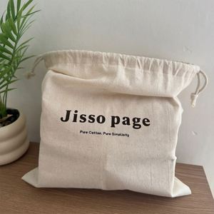Hot Selling Eco-friendly Dustproof Storage <b>Pouch</b> Large Muslin <b>Drawstring</b> Gift <b>Pouch</b> - Product Image 1