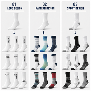 <b>Custom</b> Logo Football <b>Socks</b> Wear Resistant Anti Slip <b>Grip</b> <b>Socks</b> for Football Training Breathable Soccer Crew <b>Socks</b> for Men - Product Image 3