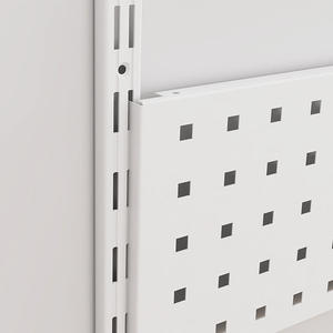 Multifunctional Steel Slotted Wall Panel Garage Storage <b>Tool</b> Organizer <b>Square</b> Hole Pegboard Wall Mounted Storage - Product Image 1