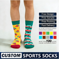 Chaussettes personnalisables avec logo, chaussettes de mode pour hommes, chaussettes unisexes respirantes en coton biologique, chaussettes originales unisexes, chaussettes amusantes pour hommes
