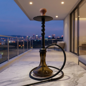Ensemble de chicha en alliage d'aluminium au design élégant avec accessoires arabes - Product Image 2