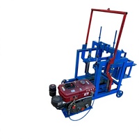 Machine à blocs de béton diesel 2-45, petite machine manuelle de fabrication de briques pour l'Afrique