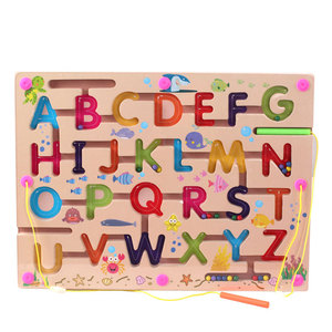 FQ marque en bois éducatif de <span class=keywords><strong>labyrinthe</strong></span> magnétique perles jouets pour enfants - Product Image 3