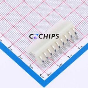 3.96-9AW Wire-to-Board Pin Header Bent Lead Through Hole,P=3.96mm Connector 1x9P 3.96mm Right Angle Insert 9P - Product Image 2