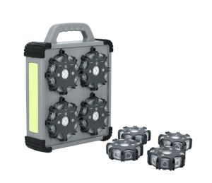 Luces de Advertencia LED Recargables, Paquete de 8, IP67, con 7 Modos, Imán Incorporado, Sincronización Inalámbrica para Seguridad en Carreteras en Emergencias - Product Image 2