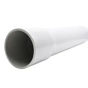 电气保护管和供水聚氯乙烯所有尺寸可用优质塑料管，带钟形端聚氯乙烯管