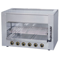Grill à gaz en acier inoxydable commercial homologué ETL, broyeur à steak surchauffé, salamandre à gaz pour cuisine professionnelle (RCM-36U)