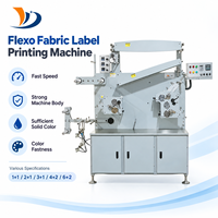 Nouvelle machine d'impression flexographique automatique pour étiquettes lavables à l'eau, vitesse 10-60m/min, pour vêtements, rubans et films TPU en rouleau