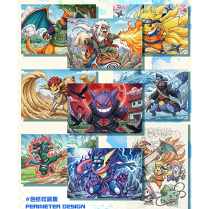 MS Pokemoned Dragons Ball Collaboration Grand Collection de Shikishi de collection, de papier coloré, de fan art et de jeux de société, Boîte de boosters - Product Image 2