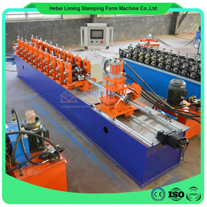 Macchina per la produzione di profili per cartongesso e soffitti Hebei Liming Hot Sale C 90-100, macchina per la profilatura a rulli di profili metallici per pareti - Product Image 5