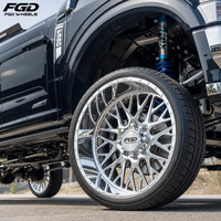 Jantes monobloc forgées sur mesure, polies, à déport profond, 22x12 24x14 24x16 26x16 26x14, Super Jantes Simples pour Chevrolet Silverado