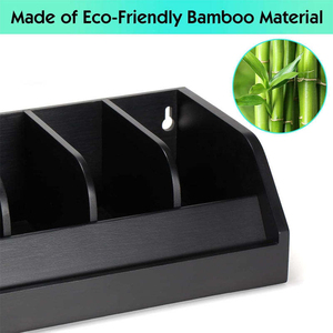 Expositor de Cinturones de Bambú Personalizado, Organizador de Pared y Cajón, con Ganchos para Corbatas, Precio Directo de Fábrica - Product Image 5