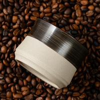 Tasse à café en céramique vintage en grès, tasse créative en porcelaine pour latte art, dégustation de thé, eau, lait, pour l'extérieur
