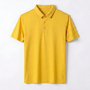เสื้อโปโลผู้ชายคุณภาพสูง แขนสั้น ผ้าคอตตอนผสม สวมใส่สบาย ทรงปกติ เหมาะสำหรับใส่ทุกวัน - Product Image 1