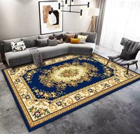 Luxuriöser Wohnzimmerteppich Hochwertiger Schlafzimmer-Bettvorleger Fußmatte Kristallvelours-Teppiche