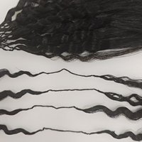 Extensions de cheveux en coton japonais et coréen en gros, extensions de cheveux plumes sans pliage, extensions de cheveux humains sans pointe pour la vente en salon