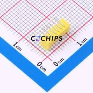 W1251100-6PY2123 Wire-to-Board Pin Header Bent Lead Through Hole,P=1.25mm 1x6P 1.25mm Right Angle Insert PicoBlade (MX 1.25) - Product Image 2