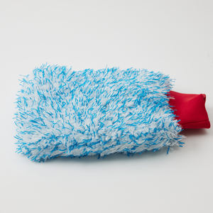 Gant de lavage de voiture en microfibre et gant de nettoyage automobile - Sans rayures, doux, haute densité - Product Image 2