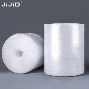 JIJID Transparent PE Double-Layer for <strong>Bubble</strong> <strong>Wrap</strong> Roll Shockproof Protective Packaging Cushioning <strong>Recyclable</strong> Waterproof - Product Image 1