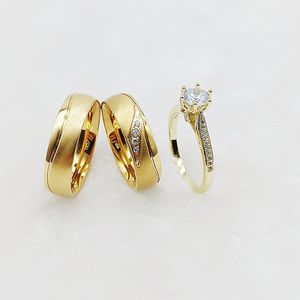 Bijoux Cnc fait à la main en argent sterling 925 véritable bagues de fiançailles de mariage Cz <span class=keywords><strong>diamant</strong></span> 24k plaqué or bijoux alliances <span class=keywords><strong>bague</strong></span> - Product Image 5