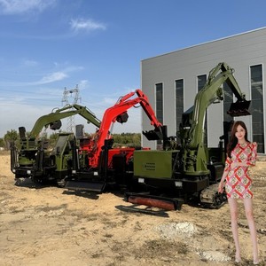 Type TD08 8ton Crawler Carrier Rubber <b>Track</b> <b>Dumpers</b> With Crane - Product Image 5