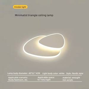 Lampu plafon LED kreatif kamar tidur Skandinavia lampu segitiga ruang tamu Modern untuk rumah - Product Image 2