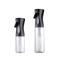 Vente chaude160ml 200ml 300ml 500ML noir blanc en plastique brumeux déclencheur eau barbier cheveux Fine brume bouteille de pulvérisation continue