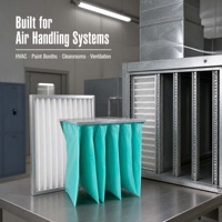 Filtre à panneaux G4 et filtre à sacs à efficacité moyenne, filtre à air HVAC lavable en non-tissé avec cadre de support