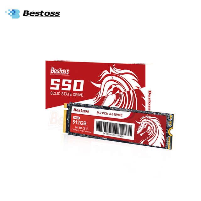 Bestoss High Performance 512GB 1TB 2TB M.2 PCIe 4.0 NVMe Internal SSD for Desktop