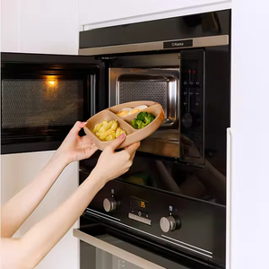 Juego de Vajilla de Silicona de Grado Alimenticio a Precio de Fábrica, Plato para Bebé Libre de Látex con Diseño de Compartimentos, Plato de Alimentación Infantil con Succión - Product Image 2
