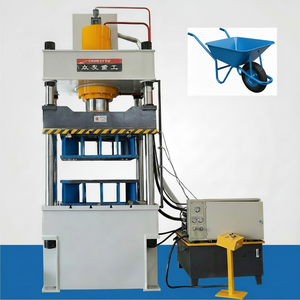 Presse hydraulique à 4 colonnes de 315 tonnes pour la fabrication de plateaux/chariots à main, ligne de production à vendre - Product Image 1