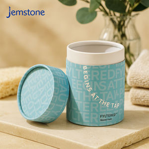 Emballage personnalisé en tube cylindrique en carton kraft écologique pour filtre de douche, tube en papier de qualité alimentaire pour thé en vrac - Product Image 2