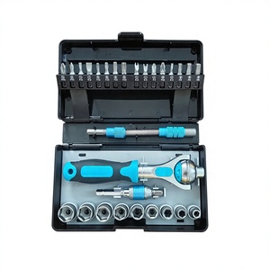 Juego de destornilladores de trinquete de lujo, 29 piezas, kit de herramientas metálicas para reparación de motocicletas - Product Image 2