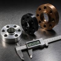 Entretoises de roue en aluminium forgé CNC 6061-T6 OEM, adaptateurs centraux, alésage central PCD personnalisé, pièces de performance pour voitures et camions