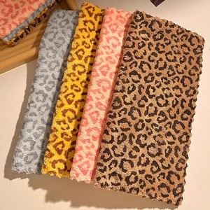 Leopard Print Cleaning <b>Cloth</b> Square Absorbent <b>Kitchen</b> Towel Bathroom Hand Towel Multi Color Animal Print Pattern - Product Image 4