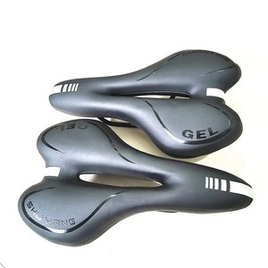Selle de vélo de montagne 28 cm x 16 cm, coussin en gel, siège de cyclisme confortable pour adultes, unisexe, noir - Product Image 3