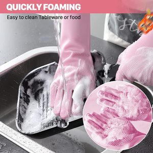Gants de lavage en silicone, gants magiques en silicone pour la vaisselle - Product Image 5