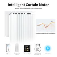2026 Sistem Kit Motor Tirai Pintar Zigbee Baru dengan Remote Control Termasuk Rel untuk Otomatisasi Rumah dengan Aplikasi Smart Life