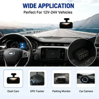 Convertisseur de tension 12V/24V vers 5V, kit de câblage OBD2 avec surveillance du stationnement du véhicule 24H, prise en charge ACC LVP, sortie Type-C