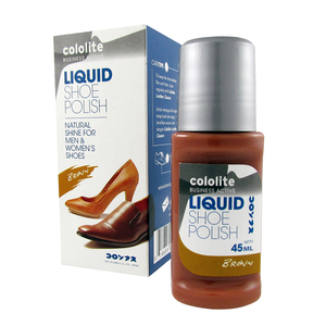 น้ำยาขัดรองเท้าหนังสีน้ำตาลแบบขวด ปริมาณตามสั่ง รุ่นใหม่ - Product Image 1