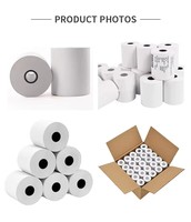Kertas Termal Premium 57*50mm untuk Mesin Kasir, Struk POS, ATM, Bank, Mall, Kartu Kredit Termico