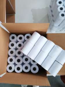 Rollo de Papel Térmico 100gm Cartón 80x70mm 80x80mm al Mejor <span class=keywords><strong>Precio</strong></span> 57x30 80x80 Papel Térmico para Impresora POS 57mm - Product Image 2