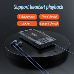 SANSUI F50 <span class=keywords><strong>Radio</strong></span> FM Portatile con Display Video, Altoparlanti Wireless, Doppio Slot per Scheda TF, Lettore Musicale MP4, E-Book - Product Image 3