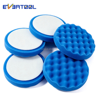 Pads de polissage EVERTOOL 6'' (150 mm) avec fixation auto-agrippante pour polisseuse rotative de voiture