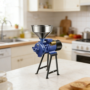 Molino de Granos Húmedos y Secos 2 en 1, Molino Comercial con Motor de 220V y 3500W para <span class=keywords><strong>Harina</strong></span> y Pasta, Máquina Multiusos - Product Image 3